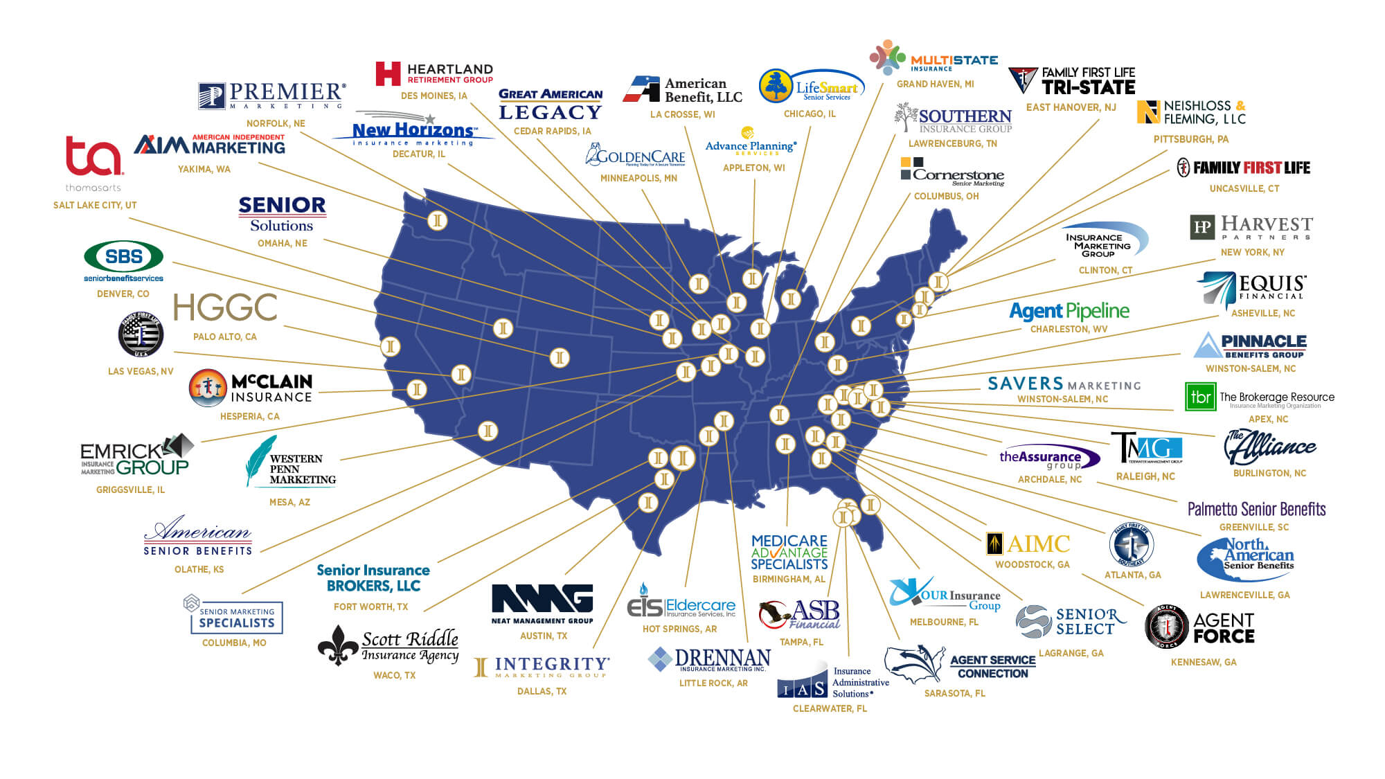 Project Blue Devil Partner Map